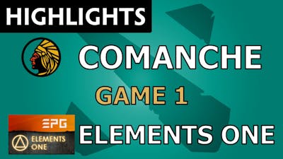 Comanche vs Elements One [Game 1] World Cyber Arena 2016 S2 - Dota Highlights