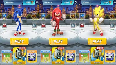 Sonic Forces Speed Battle - Play with Movie Runners Sonic, Knuckles and Super - Android Gameplay