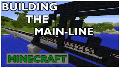 Laying Train Track | Minecraft | City Server 12 |