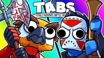 TABS Funny Moments - Protester Vanoss VS Delirious Army! (Totally Accurate Battle Simulator)