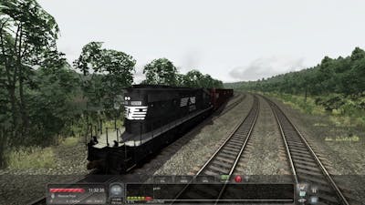 Training: SD40-2 LHF Expert Controls - Norfolk Southern Coal District - Train Simulator Classic