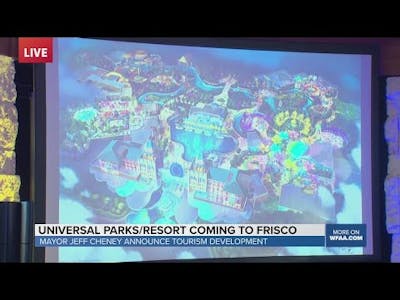Universal Studios theme park for kids coming to Frisco, Texas