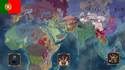 Portuguese Colonial Empire EU4 Timelapse