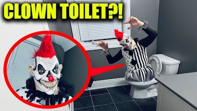 IF YOU EVER SEE A CLOWN CLIMBING OUT OF YOUR TOILET RUN!!! (THEY&#39;RE DANGEROUS AND WILL ATTACK YOU)