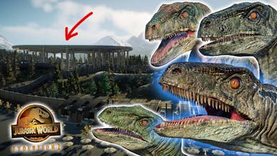 How to build a RAPTOR SQUAD PADDOCK | Jurassic World Evolution 2 | Exhibit tips #9