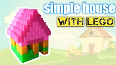 How to make a mini house with lego block | miniatur