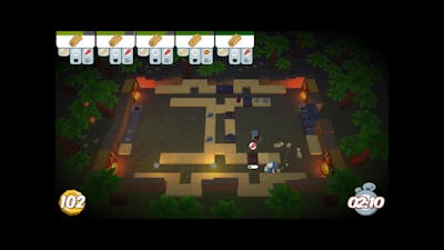 Overcooked 1 - The Lost Morsel Level 1- 4  3 Stars (2 Players)