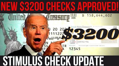 $3,200 CHECKS JUST PASSED! 4th Stimulus Package Update + $500 Checks + What Biden Just Said +Economy