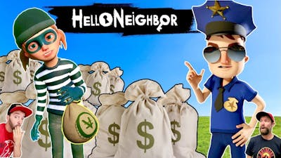STEALING ALL THE MONEY (The Hardest Thing Ever) / Hello Neighbor Hide n Seek