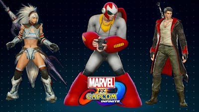 Marvel vs Capcom Infinite - All Capcom Wave 1 Costumes and Colors Unlocked