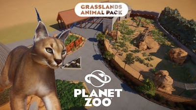Caracal || Grassland Animal Pack || Planet Zoo Speed Build
