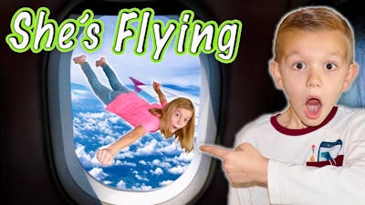 Go Flying In An AIRPLANE Kids Imagination Trip To Florida!