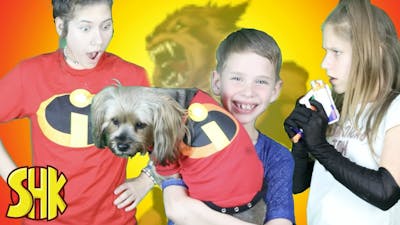 Noah is a Werewolf! The Incredibles Super Speed Suit Gets Shredded