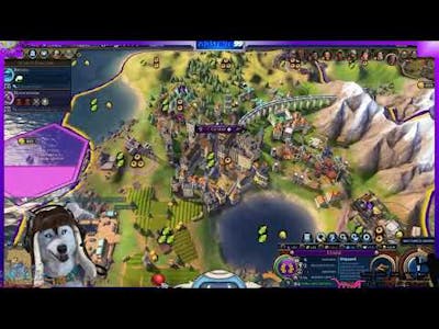 Sid Meiers Civilization VI Invading France?? Stream Part 3 (Part 5)