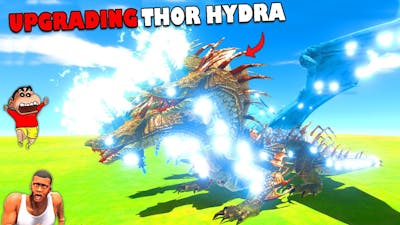 UPGRADING THOR HYDRA with SHINCHAN and CHOP in Animal Revolt Battle Simulator Dinosaur Game