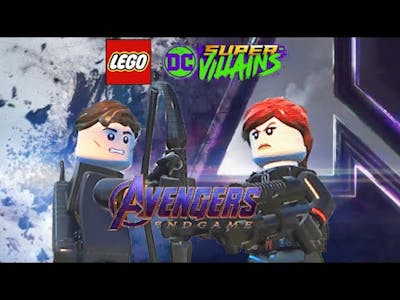 LEGO DC Super Villians - How To Make Black Widow &amp; Hawkeye From Avengers Endgame