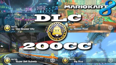 Mario Kart 8 DLC Pack 2 Gameplay Footage - Bell Cup on 200cc - Nintendo Wii U