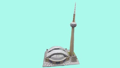 DIY Miniature Canadas National Tower, CN Tower ~ 3D Paper Puzzle