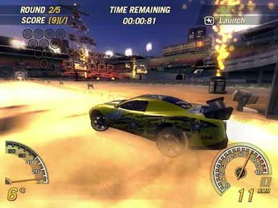 Flatout 2 - Bowling with car!