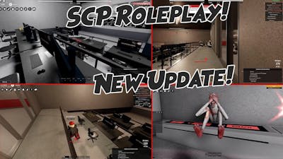 SCP Roleplay New Update! Roblox! Control Room! Gun Aiming!