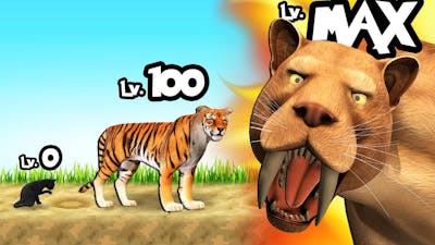 TAMING a MAX LEVEL CAT EVOLUTION in Animal Rumble