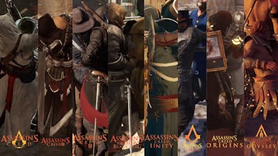 1 Minute of Hidden Blade Takedowns From Every Assassins Creed