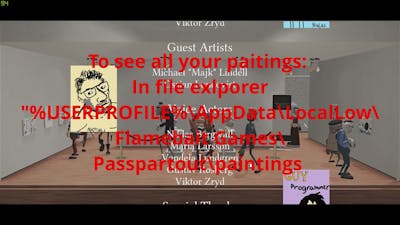 Passpartout: The Starving Artist   -The ending and how to see all paitings-
