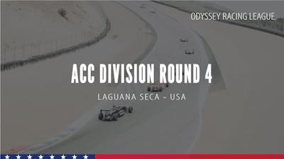 Odyssey Racing League - ACC Division - Round 4: USA - Laguna Seca