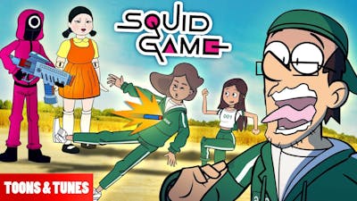 Squid Game Competition with my Family (FGTeeV Animated)