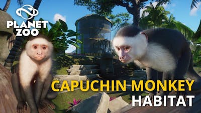 Planet Zoo: South America Pack | Colombian White-Faced Capuchin Monkey Habitat | Speed Build
