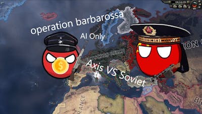 Hearts of Iron 4 [Operation Barbarossa] [AI only] [Hoi4 Timelapse]