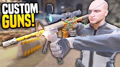 DESTROYING Enemies With Our CUSTOM GUNS - Zero Caliber VR Multiplayer (Funny Moments)