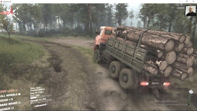 spintires aftermath dlc plaza gameplay kamaz truck