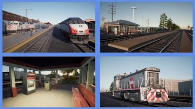 Train Sim World 2 - Peninsula Corridor railfanning - Caltrain at College Park station