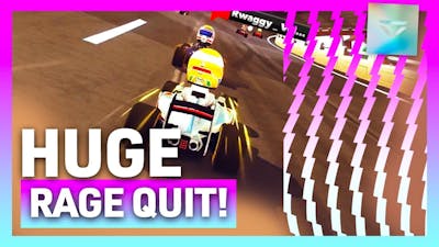 HUGE RAGE QUIT!? | F1 Race Stars with Veloce