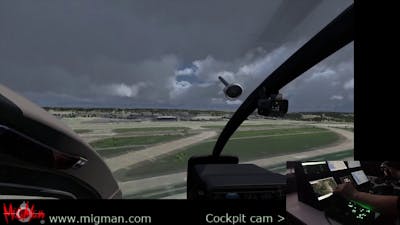 Seattle Tacoma International Airport, Seattle --/o\-- Cockpit Cam --/o\-- Take On Helicopters (2011)