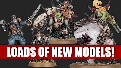 New Orks and Death Korps Of Krieg Models for Warhammer 40K and Kill Team!