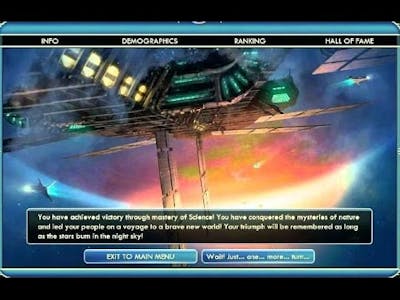 Speedrun Civilization 5 : Scientific Victory (7m20s)