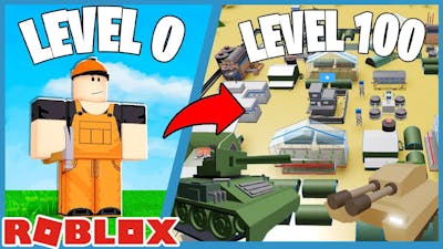 I Built A Level 999,999 Army Base In Roblox