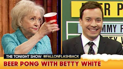 Beer Pong with Betty White | Fallon Flashback (Late Night with Jimmy Fallon)