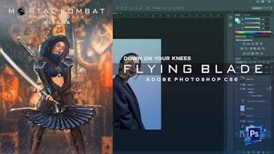 Photobashing - Mortal Kombat Kitana 2021 [ FLYING BLADE ] Down On Your Knees