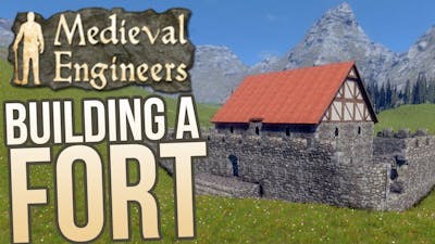 Medieval Engineers - Building Basics - A Simple Castle - Medieval Engineers Gameplay Highlights