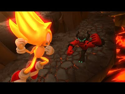 Sonic Lost World (Wii U) - Super Sonic Boss Fights (The Deadly Six) [HD]