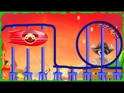 Rollercoaster Creator Full Game Walkthrough All Levels