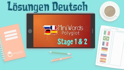 Mini Words Polyglot Stage 1 + 2 Deutsch