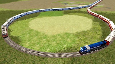 THE MOST EXTREME ROUNDED TWISTED RAILROAD TRACK | Train Simulator 2022 | TrainFun