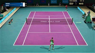 Kiki Bertens VS Caroline Garcia - Tennis World Tour 2 | Gameplay