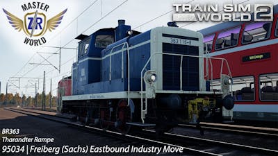 95034 | Freiberg (Sachs) Eastbound Industry Move - Tharandter Rampe - BR 363 - Train Sim World 2