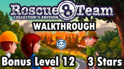 Rescue Team 8 - Collectors Edition - Bonus Level 12 - 3 Stars (Walkthrough)