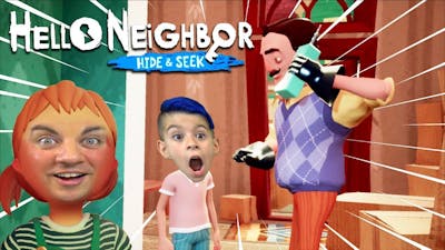 HELLO NEIGHBOR IS OUR DAD?! Hide And Seek (New Game)